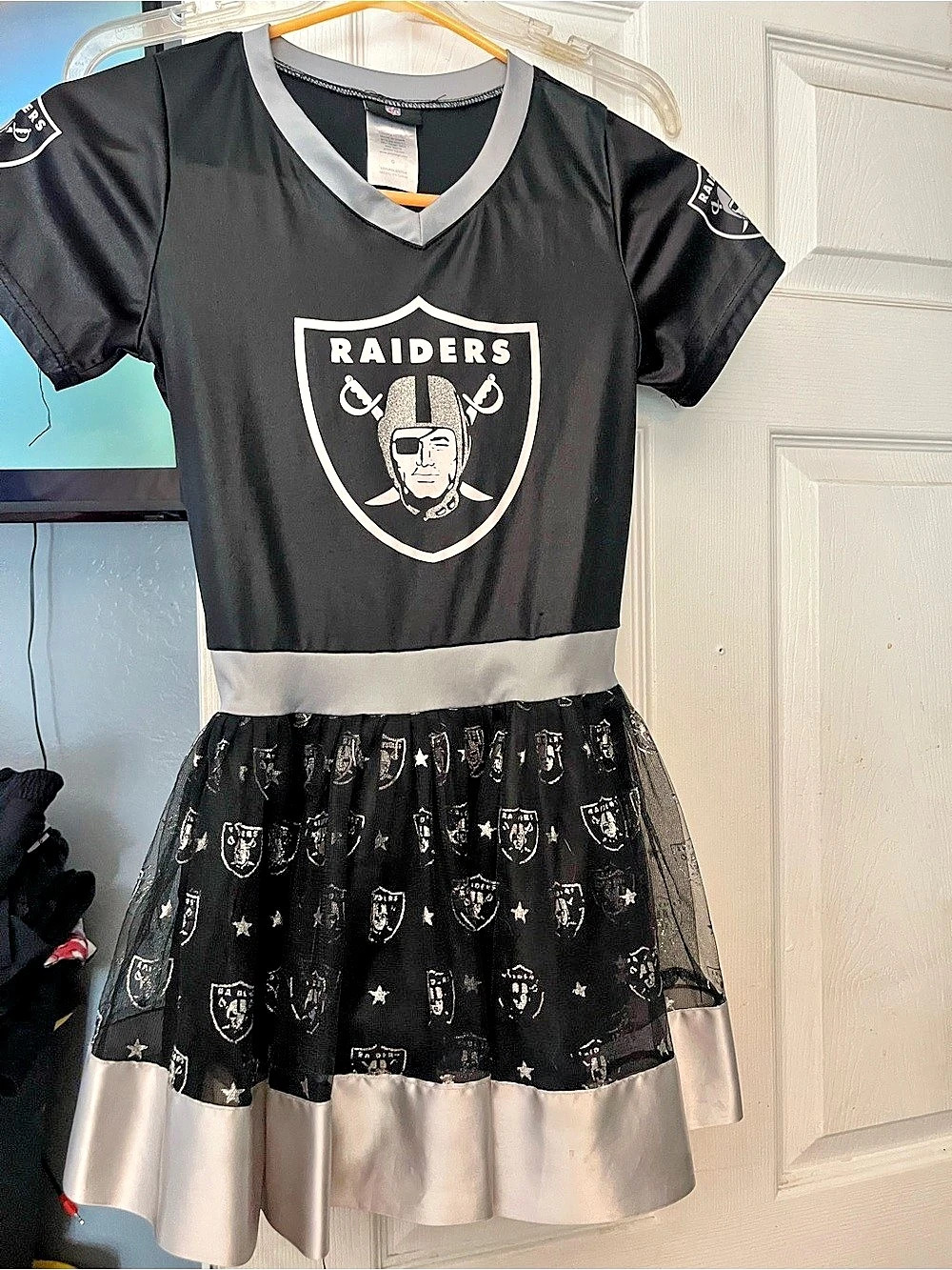NFL Las Vegas Raiders dress Girls Size Large Raiders Dress NWT
